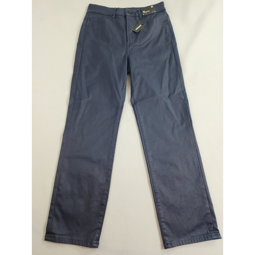 Express Jeans Womens sz 2 S 27111659 Slim High Rise Polished Blue $98 Ladies